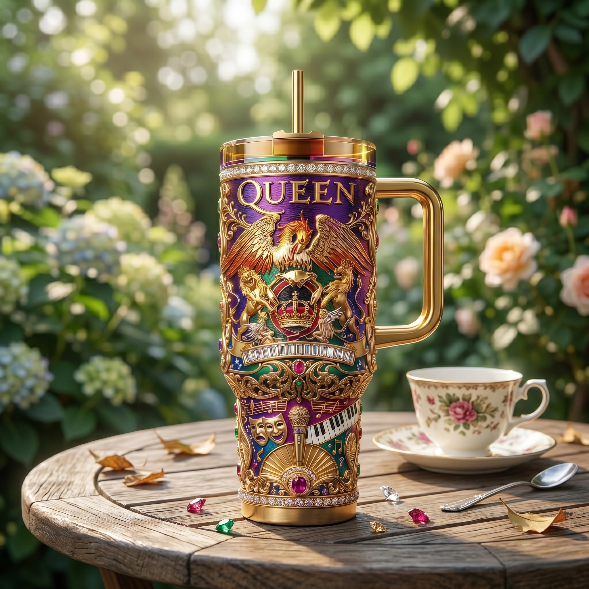 QNN 40oz Tumbler With Handle HTTT