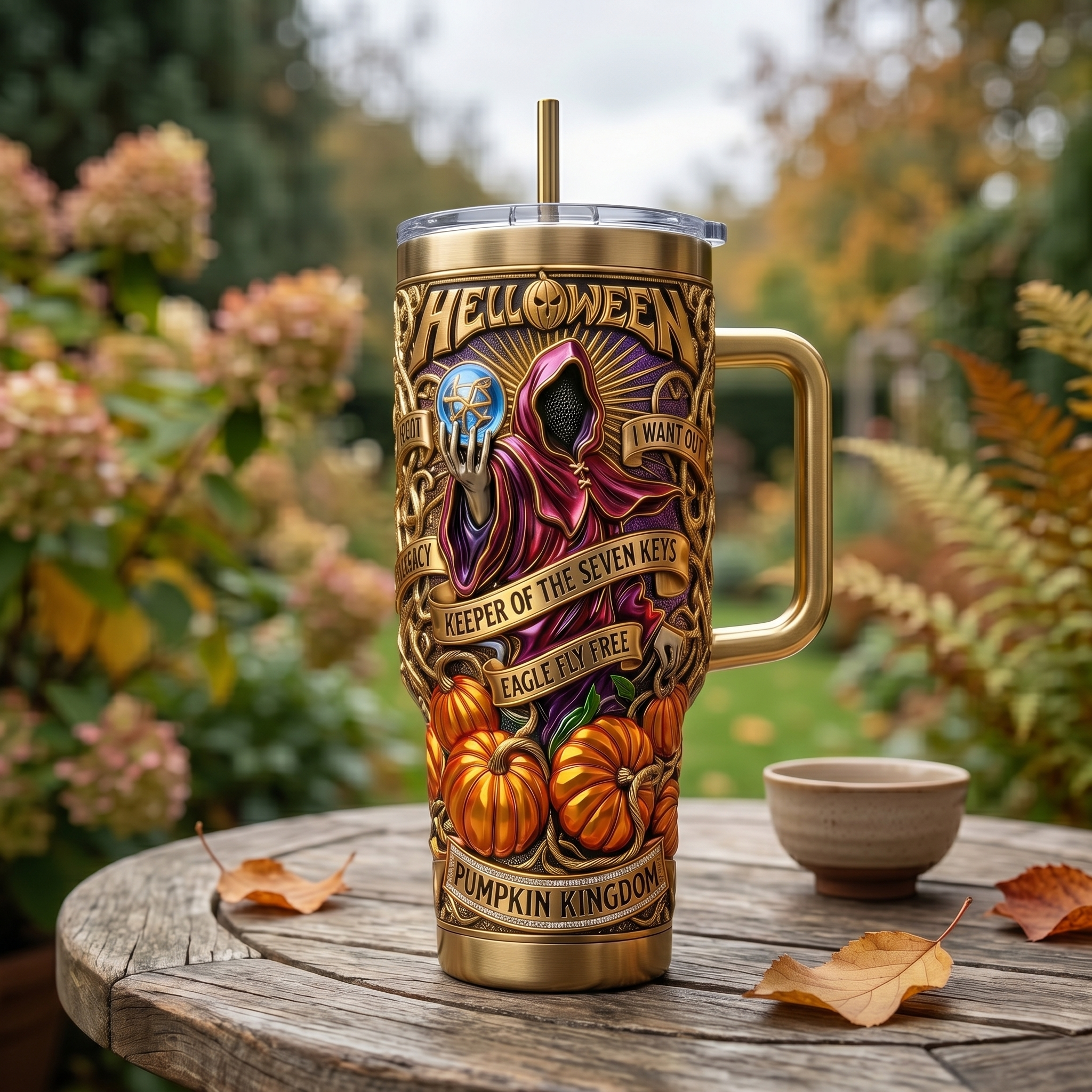 HLWB 40oz Tumbler With Handle HTTT