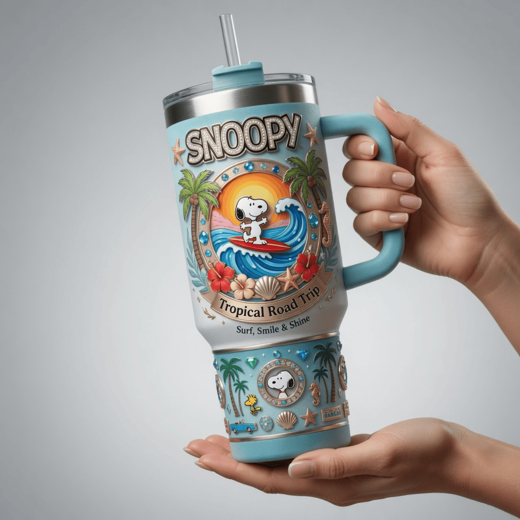 Premium SNPY 40oz Tumbler With Handle TNSM