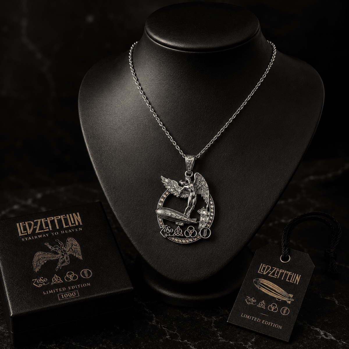 LZPL Solid Gold Chain with Diamond Pendant BMD