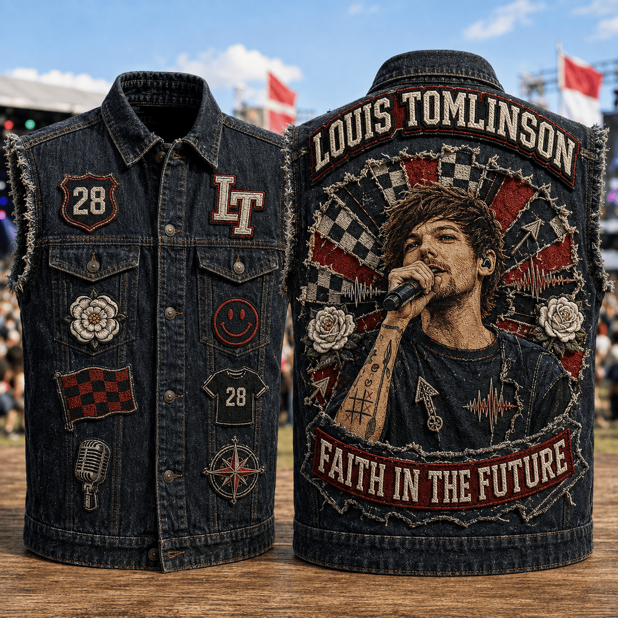 LTLS PREMIUM DENIM VEST NTVA