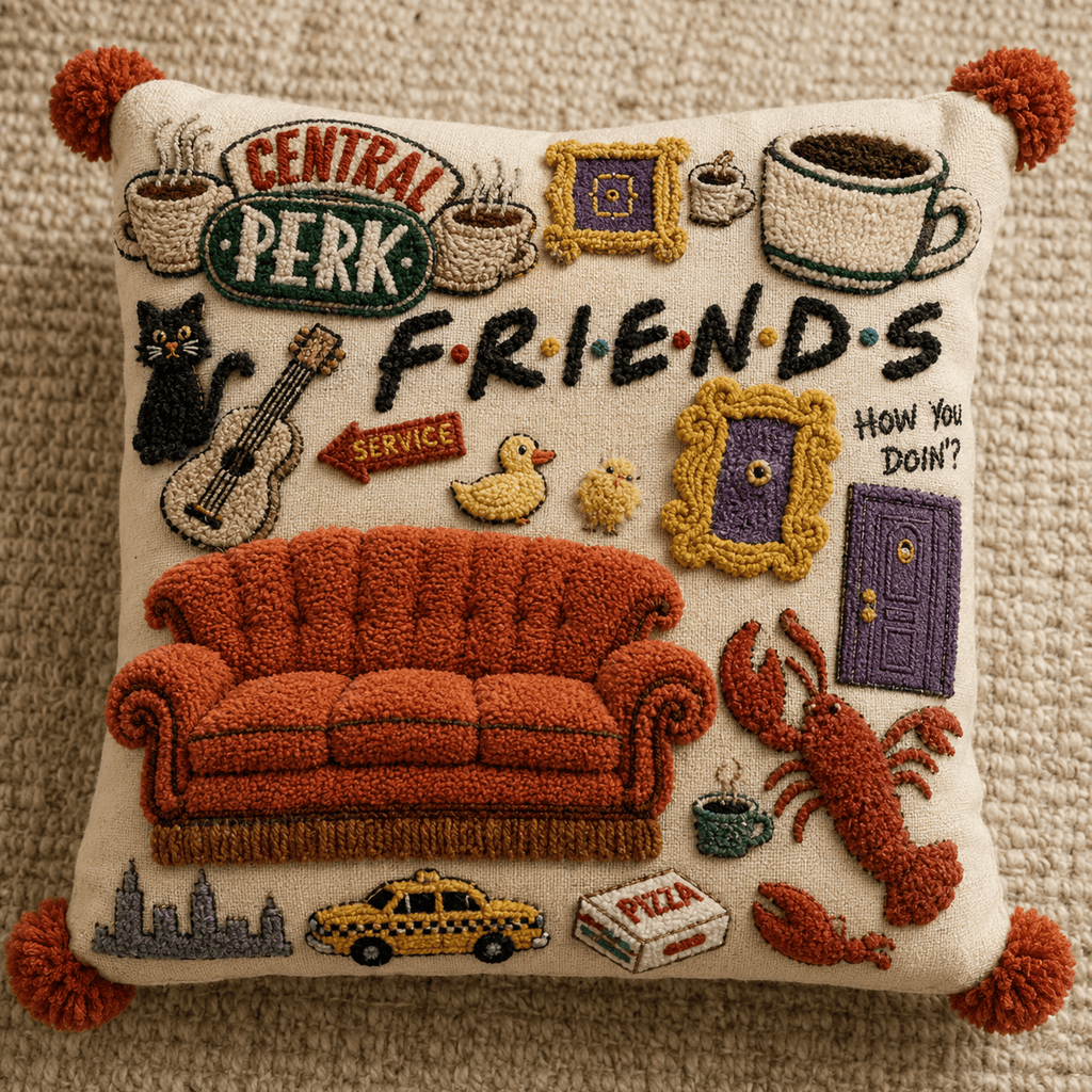 FRS Tufted Sofa Cover & Pillow Set DNBN