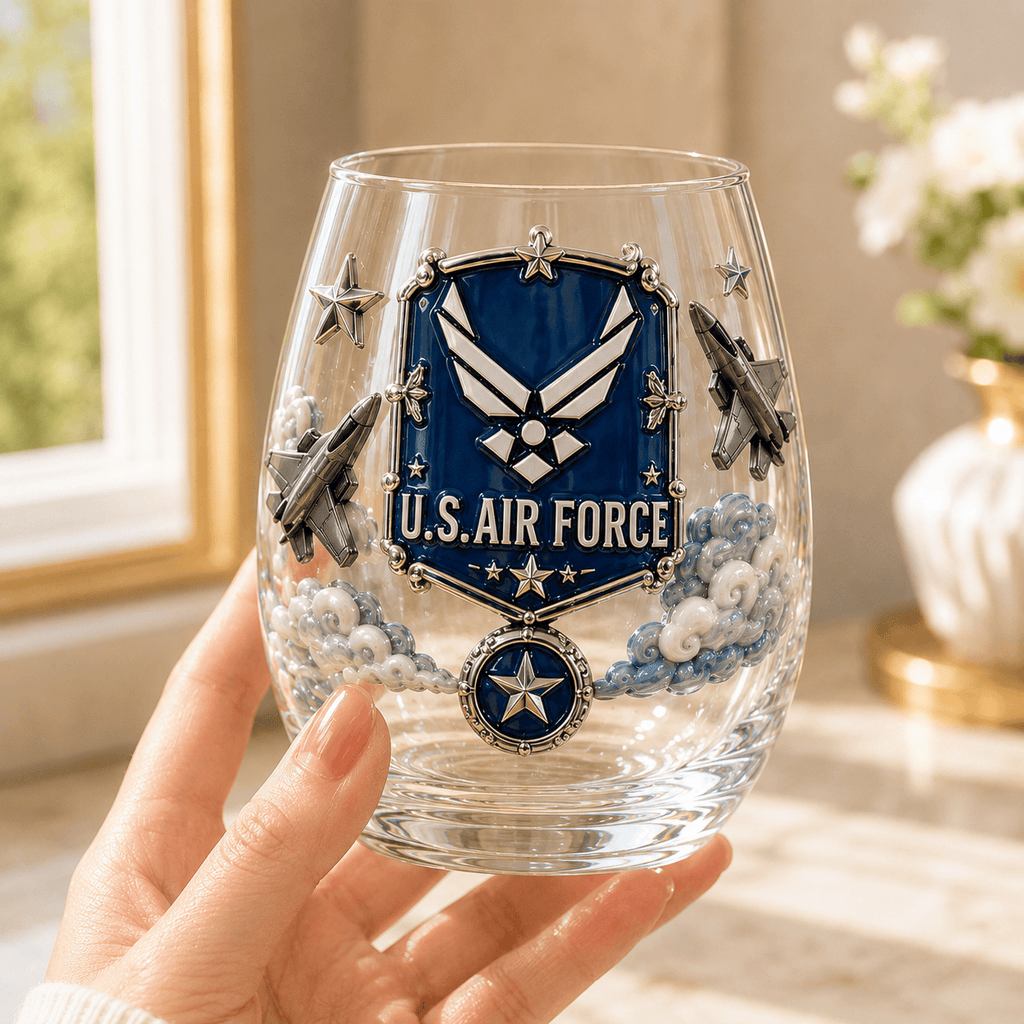 Premium USAF Whiskey Glass Set TTTT