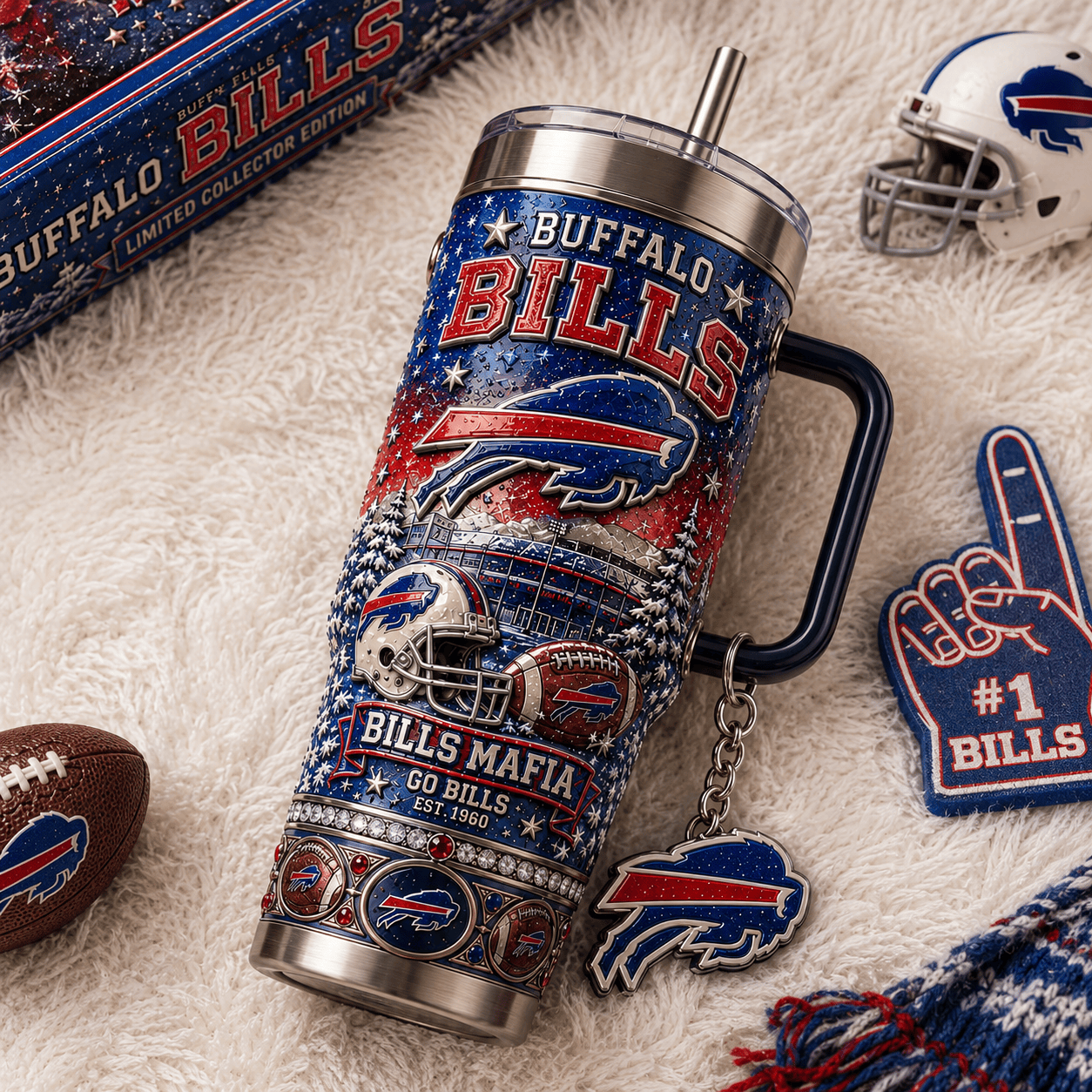 BFBL 40oz Tumbler With Handle TTNL