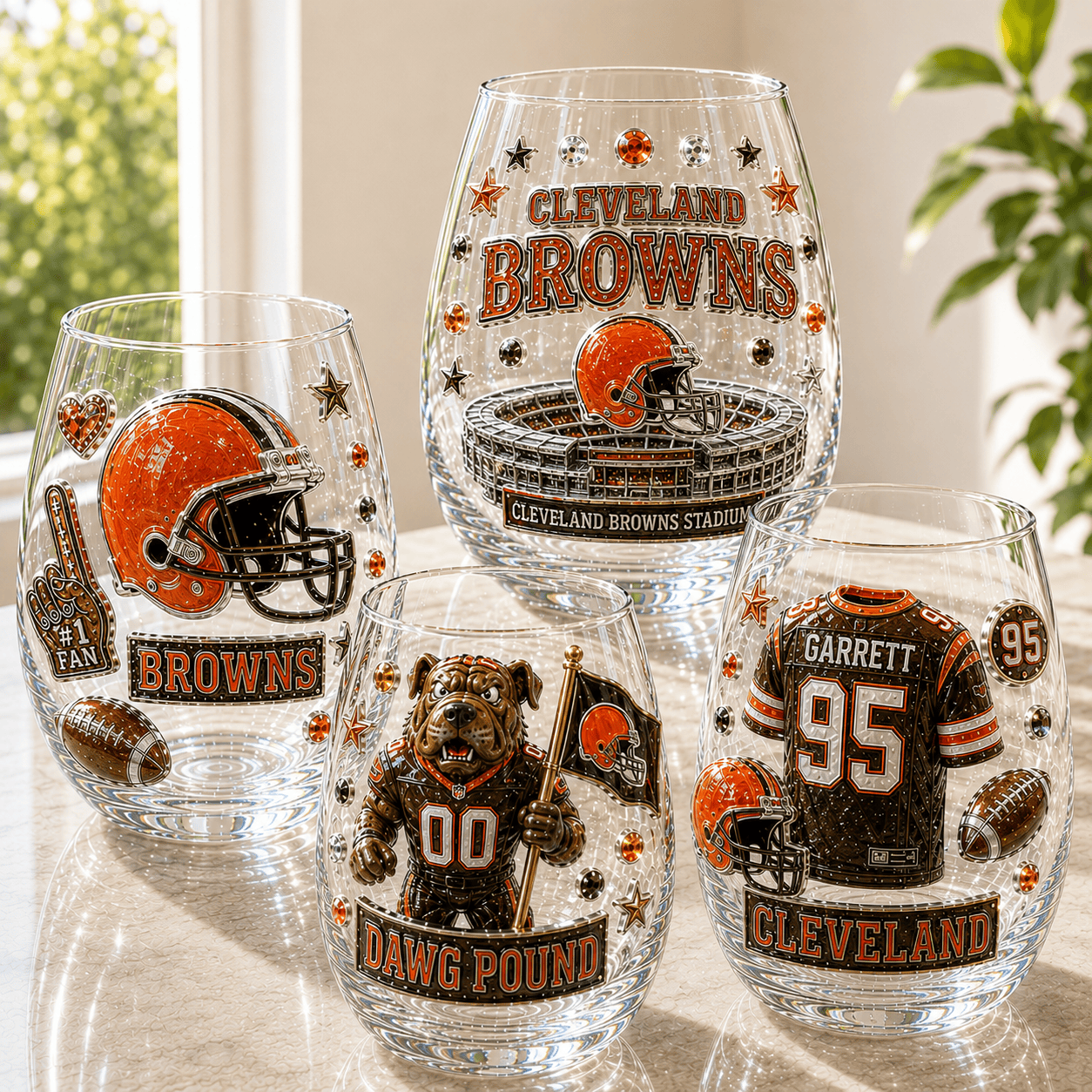 Premium CLVB Stemless Wine Glass Set BMD
