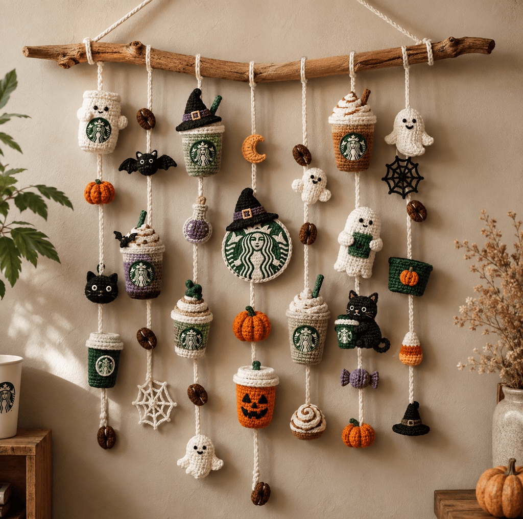 STBK Halloween Crochet Wall Hanging HTTT