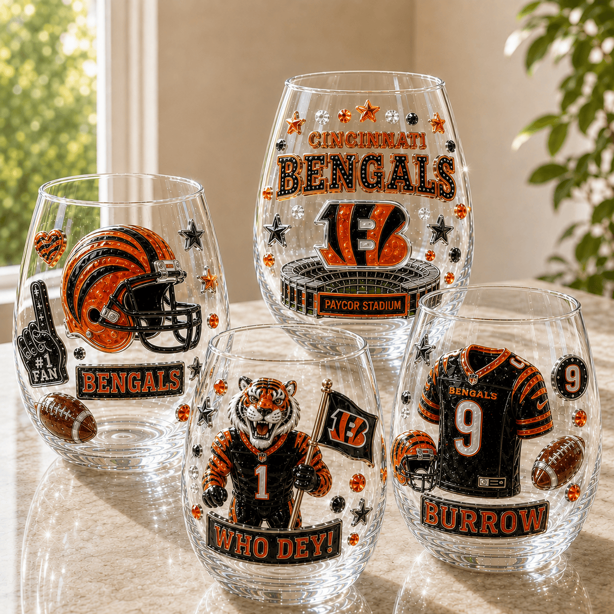 Premium CCBG Stemless Wine Glass Set BMD