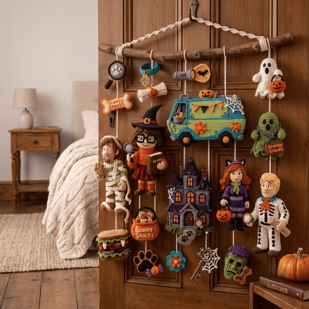 SCBD Halloween Crochet Wall Hanging HTTT