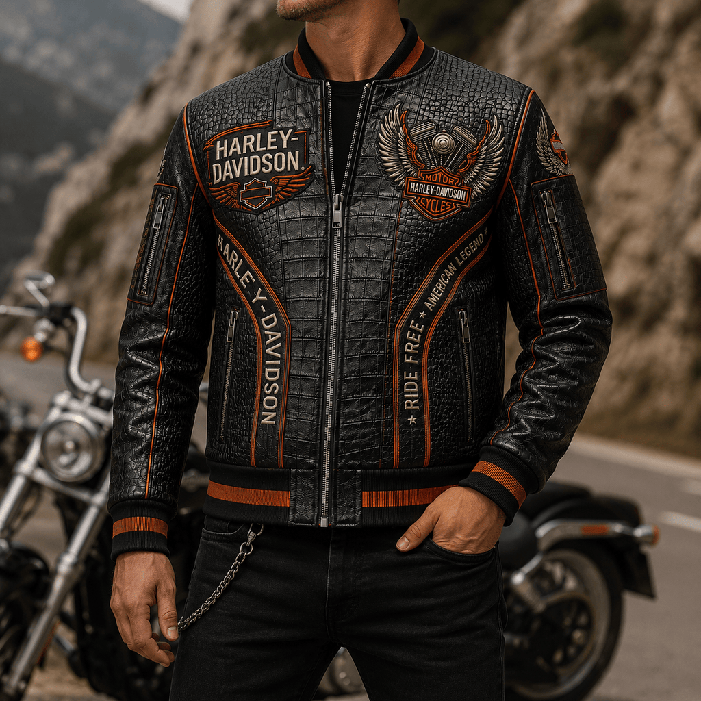 Premium HLDV Leather Zipper Jacket TNSM