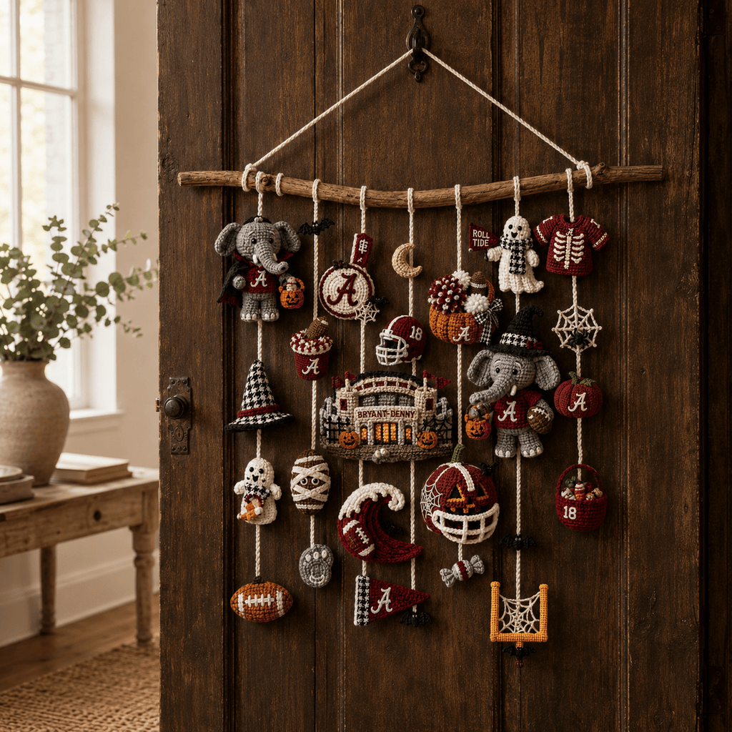 ACT Halloween Crochet Wall Hanging HTTT