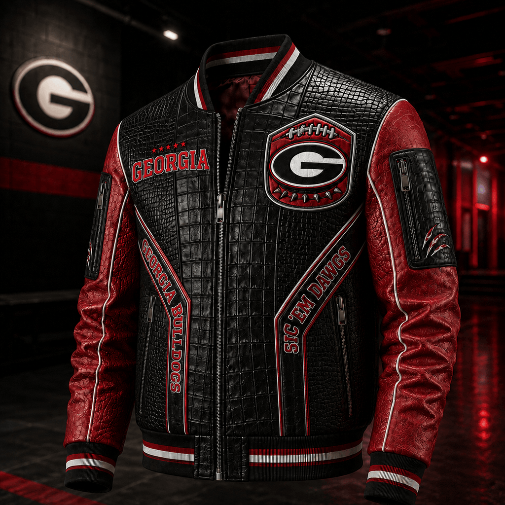 Premium GGBD Leather Zipper Jacket TNSM