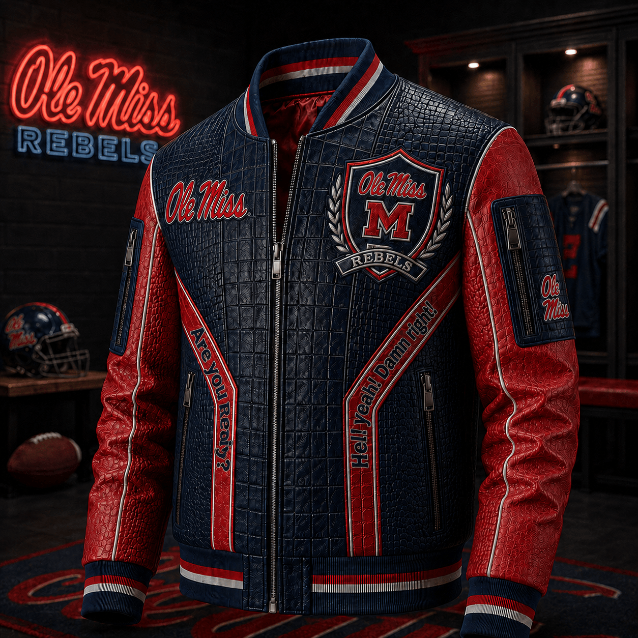 Premium OMR Leather Zipper Jacket TNSM