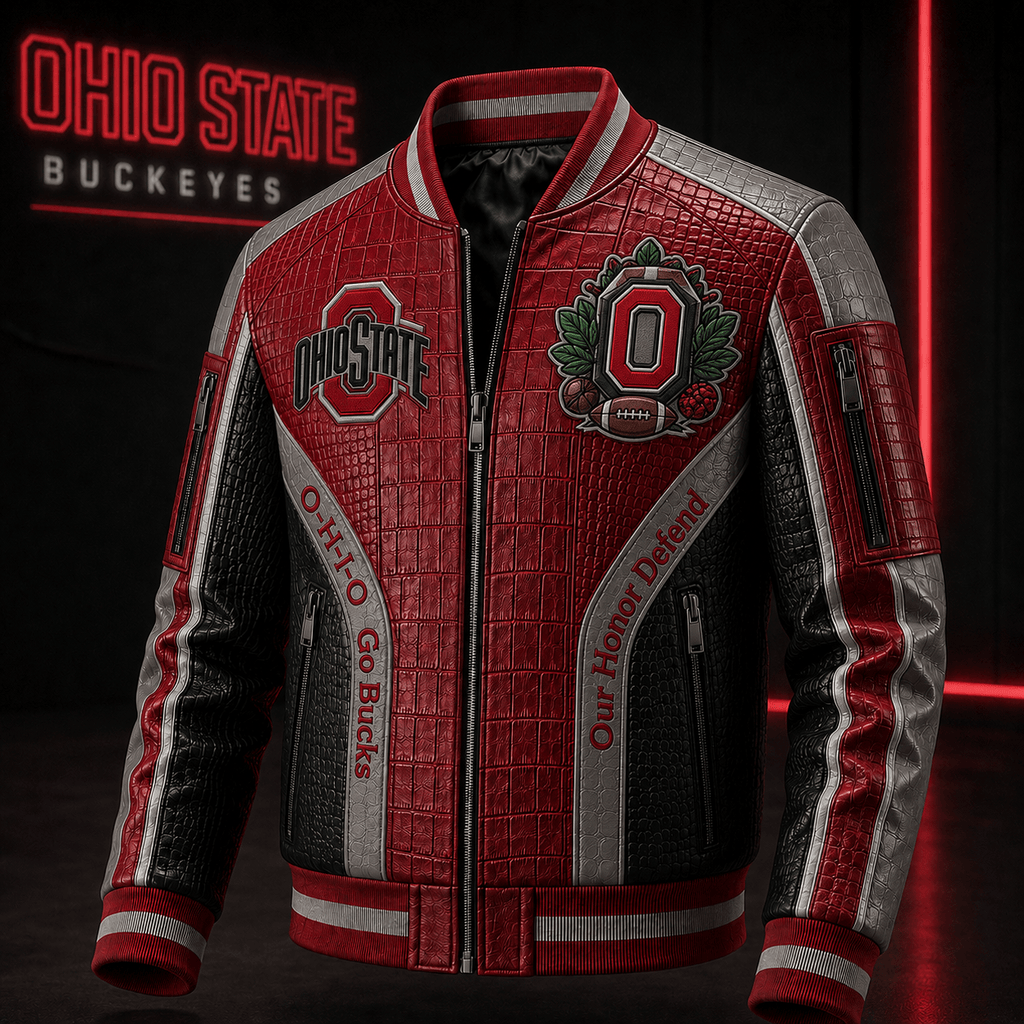Premium OSB Leather Zipper Jacket TNSM
