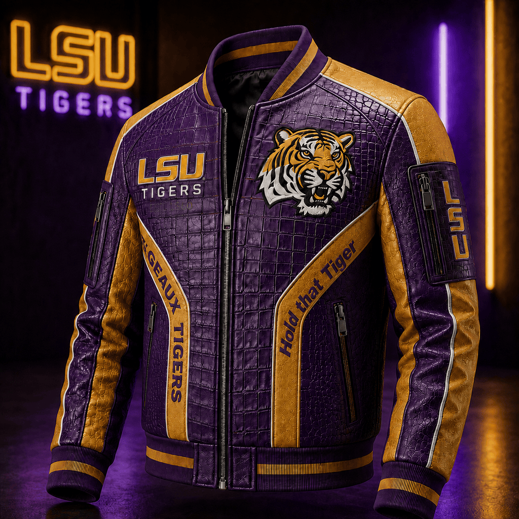 Premium LSU Leather Zipper Jacket TNSM