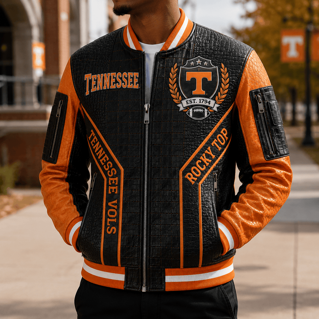 Premium TVF Leather Zipper Jacket TNSM