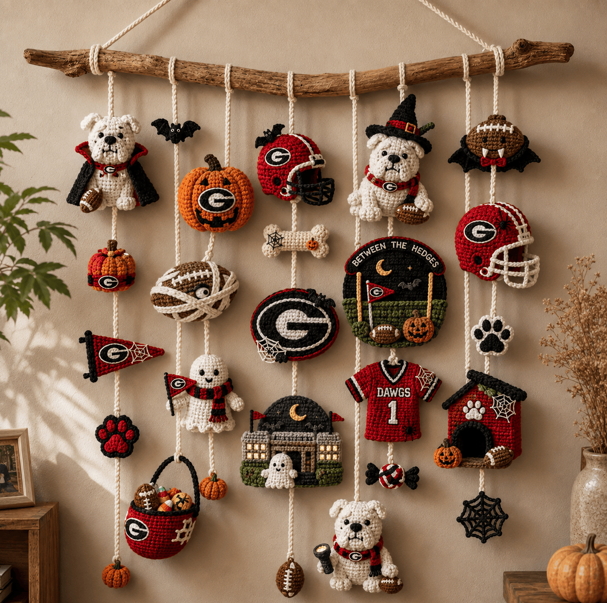 GGBD Halloween Crochet Wall Hanging HTTT