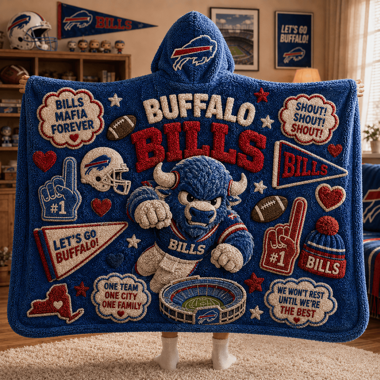 Premium BFBL Hooded Blanket BMD