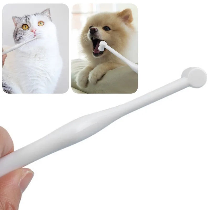 Dog Toothbrush Cat Toothbrush Soft Hair Brush for Dogs Teeth Clean Dog Teeth Cleaning Long Handle Puppy Tooth Brush Pet Products